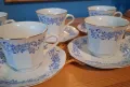 фин и красив порцеланов сервиз в синьо, снимка 3