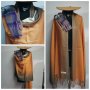 Луксозен комплект съдържащ : Кашмирен шал, елегантни ръкавици , барета и подарък брошка, снимка 11