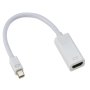 60.Преходник Мини дисплей портMini DisplayPort(м) към HDMI (ж),Type-A (Full-Size) бял, снимка 1 - Кабели и адаптери - 44351737