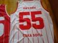 ЦСКА София баскетболен екип отличен #55 Петров размер М два броя шорти и тениска, снимка 8