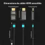 RUIPRO HDMI 2.1 8K 10m GEN4AK – оптичен кабел 48Gbps, 8K@60Hz, 4K@120Hz, сменяеми конектори, снимка 10
