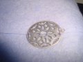 АРТ СРЕБЪРЕН АЖУРЕН МЕДАЛЬОН СРЕБРО 925 БУТИКОВО МОДНО БИЖУ 25969, снимка 4