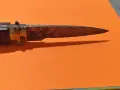 🔪 СТАР АВТОМАТИЧЕН НОЖ С ЧИРЕНИ БИВОЛСКИ РОГ, снимка 6