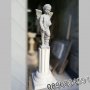 Постамент Колона със Статуя Ангел от Бетон, снимка 2