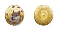 Dogecoin to the moon ( DOGE ) - Gold