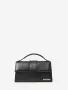 Оригинална кожена чанта Jacquemus Le Grand Bambino, снимка 10
