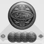 4 броя Силиконови стикери за Капачки на Джанти с лого ФОРД, Авто тунинг Интериор, снимка 11