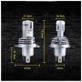 2 БРОЯ LED Диодни крушки H4 200W 9-32V +200%, снимка 3