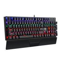 Клавиатура Геймърска USB T-Dagger Destroyer T-TGK305 Механична с RGB подсветка Gaming Keyboard, снимка 3 - Клавиатури и мишки - 39335770