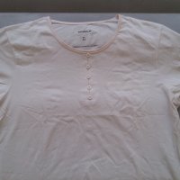 Мъжка бяла лятна блуза фланелка Saviola XL, снимка 4 - Тениски - 33809475