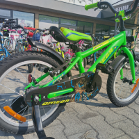 Детски велосипед 16" MASTER зелен, снимка 5 - Велосипеди - 44583577