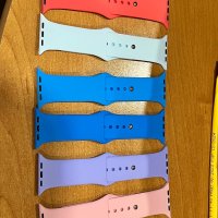 Силиконова каишка Apple Watch 38mm 41 mm 40mm 41mm 42mm 44mm 45mm 49mm, снимка 1 - Каишки за часовници - 40695971