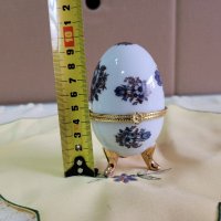 Порцеланова кутийка яйце, снимка 8 - Колекции - 40338545