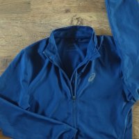 Asics Core Running Jacket en Azul - страхотно мъжко горнище КАТО НОВО, снимка 5 - Спортни дрехи, екипи - 40958387
