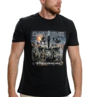 Нова мъжка тениска на музикалната група Iron Maiden - A Matter of Life and Death С ГРЪБ, снимка 5 - Тениски - 40422773