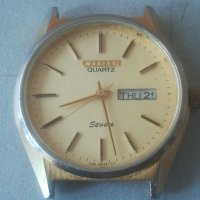 Часовник CITIZEN seven. Japan. Quartz. Vintage watch. Мъжки. Ретро модел , снимка 3 - Мъжки - 42353535