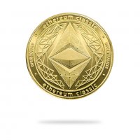 Етериум Класик монета / Ethereum Classic Coin ( ETC ) - Gold, снимка 1 - Нумизматика и бонистика - 38927873