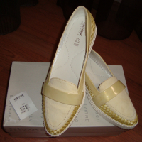 Geox Respira Mocassins - Нови естествена кожа балеринки/мокасини, снимка 8 - Дамски елегантни обувки - 36130032