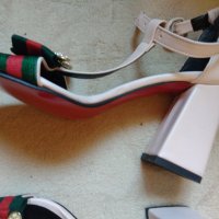 Дамски обувки / сандали на ток  нови , снимка 4 - Дамски обувки на ток - 42179142