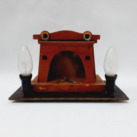 Стара етно настолна лампа - битово огнище(5.2), снимка 1 - Антикварни и старинни предмети - 44684704