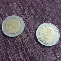 Два броя юбилейни монети, снимка 1 - Нумизматика и бонистика - 39396986