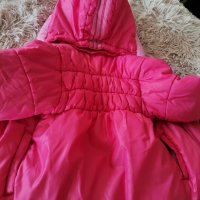 Детско яке, шапка и розови ботички, снимка 3 - Бебешки якета и елеци - 35913616