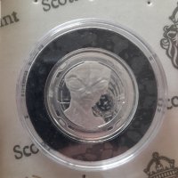 Сребърна монета 2$ 2022 Ghana Alien 15.5 гр Prooflike, снимка 2 - Нумизматика и бонистика - 42425919