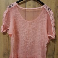 Дамска блуза в нежно розов цвят, снимка 11 - Туники - 35723485