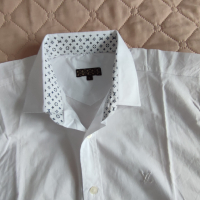 Бяла изчистена риза Louis Vuitton, снимка 2 - Ризи - 36365387