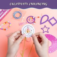 Нов комплект за изработка на гривни за момичета 6-12 години | DIY Подарък Деца, снимка 5 - Други - 42689860