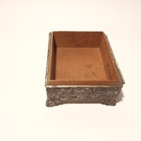 Японска стара кутийка метал и дърво Уникат Made in Japan, снимка 5 - Други ценни предмети - 41680068