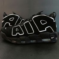 Nike Air More Uptempo Black Мъжки Кецове Маратонки Размер 44 Номер 28см Черни Обувки , снимка 1 - Кецове - 40284612