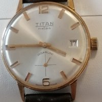 Titan механичен 17 jewels работи отлично, снимка 1 - Мъжки - 40220249