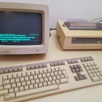 ⭐Продавам ретро компютър терминал DEC VT220 с принтер и клавитура, снимка 3 - Антикварни и старинни предмети - 39803639