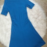 СТРАХОТНА синя кукленска рокля, снимка 4 - Рокли - 41893484