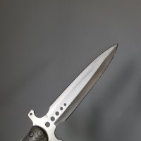 Нож с чер калъф, снимка 3 - Ножове - 41817337