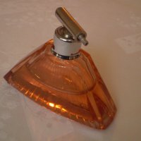  1930 гАрт Деко бутилка за парфюм  кристално стъкло, снимка 2 - Антикварни и старинни предмети - 38992972