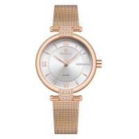 Дамски часовник Naviforce Quartz Watch, Златист / Бял, снимка 2 - Дамски - 40246208