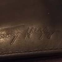  Tommy Hilfiger оригинален марков портфейл естестсвена кожа телешки бокс 120х95мм, снимка 3 - Портфейли, портмонета - 44718460