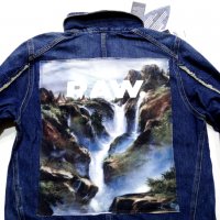 Ново Намалено Jaden Smith + G-Star Forces of Nature D-STAQ RFTP WATER 3D JKT Дънково Яке Унисекс - S, снимка 3 - Якета - 38992528