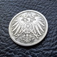 Стара монета 5 пфенига 1907 г.буква F-Германия-рядка,хит цена !, снимка 3 - Нумизматика и бонистика - 39767044