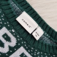 Коледен пуловер размер 6-9 месеца, снимка 7 - Комплекти за бебе - 42415465