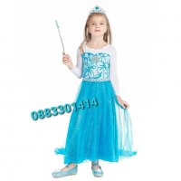 Рокля Елза Замръзналото кралство Frozen , снимка 9 - Детски рокли и поли - 34456068