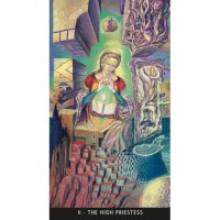 карти таро LOSCARABEO SURREALIST нови   „Ако сънят е превод на буден живот, будният живот също е пре, снимка 2 - Карти за игра - 35858538