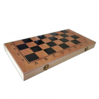 Шах и табла дървен 48 см, шахмат, табла, дървен шах, снимка 2 - Шах и табла - 19214374