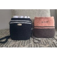 Плетени луксозни дамски чанти, ръчна изработка, модерна визия, снимка 12 - Чанти - 42698111