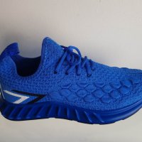 Мъжки сини маратонки от плат мод.05, снимка 2 - Маратонки - 40188959