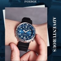 2023 FOXBOX спортен кварцов часовник,водоустойчив,подвижен безел, дата, снимка 3 - Мъжки - 41066086