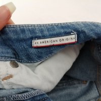 Tommy Hilfiger Denim оригинална дамска къса пола в син цвят р-р S, снимка 8 - Поли - 42317236