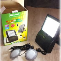 соларна система Комплект за къмпинг GDLITE gd-50, usb, bluetooth speaker, снимка 5 - Соларни лампи - 41433273